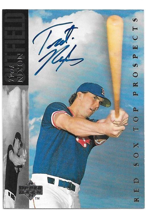 Trot Nixon Signed 1994 Upper Deck Minors Baseball Card - Boston Red Sox - PastPros