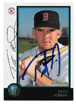 Trot Nixon Signed 1998 Bowman Baseball Card - Boston Red Sox