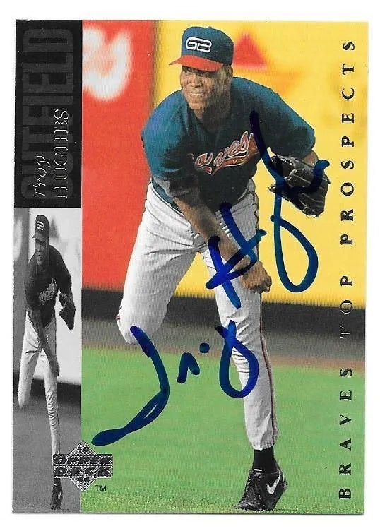 Troy Hughes Signed 1994 Upper Deck Minors Baseball Card - Atlanta Braves