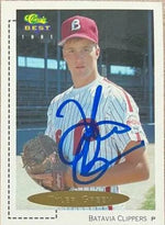 Tyler Green Signed 1991 Classic Best Gold Bonus Baseball Card - Batavia Clippers