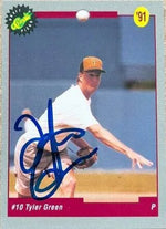 Tyler Green Signed 1991 Classic Draft Picks Baseball Card
