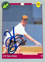 Tyler Green Signed 1991 Classic Draft Picks Baseball Card - PastPros