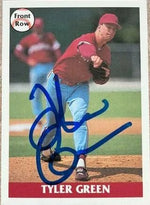 Tyler Green Signed 1992 Front Row Baseball Card - Philadelphia Phillies #2