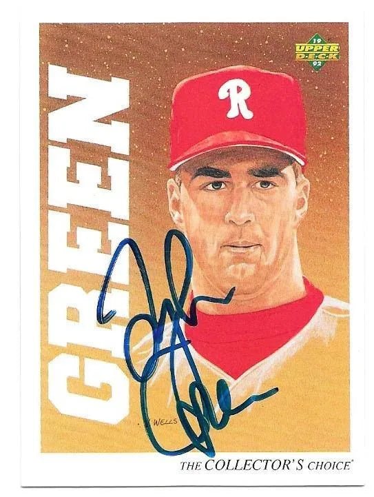 Tyler Green Signed 1992 Upper Deck Minors Baseball Card - Philadelphia Phillies
