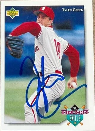 Tyler Green Signed 1992 Upper Deck Minors Baseball Card - Philadelphia Phillies #68
