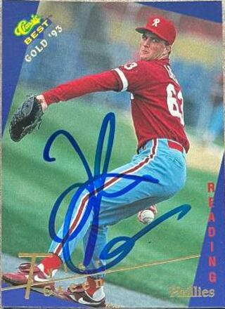 Tyler Green Signed 1993 Classic Best Gold Baseball Card - Reading Phillies - PastPros
