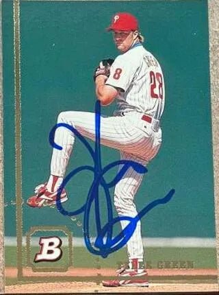 Tyler Green Signed 1994 Bowman Baseball Card - Philadelphia Phillies