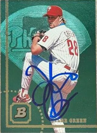 Tyler Green Signed 1994 Bowman Foil Baseball Card - Philadelphia Phillies