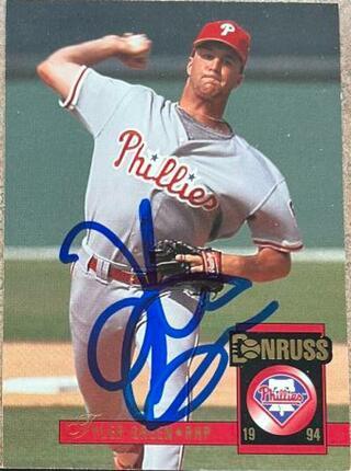 Tyler Green Signed 1994 Donruss Baseball Card - Philadelphia Phillies - PastPros
