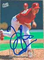 Tyler Green Signed 1996 Fleer Ultra Baseball Card - Philadelphia Phillies