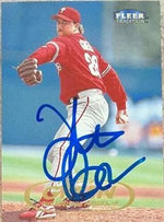 Tyler Green Signed 1998 Fleer Tradition Baseball Card - Philadelphia Phillies