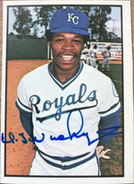 UL Washington Signed 1978 SSPC Baseball Card - Kansas City Royals