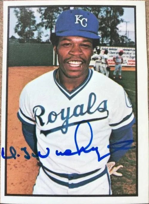 UL Washington Signed 1978 SSPC Baseball Card - Kansas City Royals