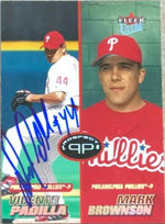 Vicente Padilla Signed 2001 Fleer Ultra Baseball Card - Philadelphia Phillies