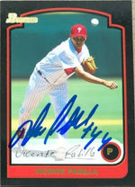 Vicente Padilla Signed 2003 Bowman Baseball Card - Philadelphia Phillies
