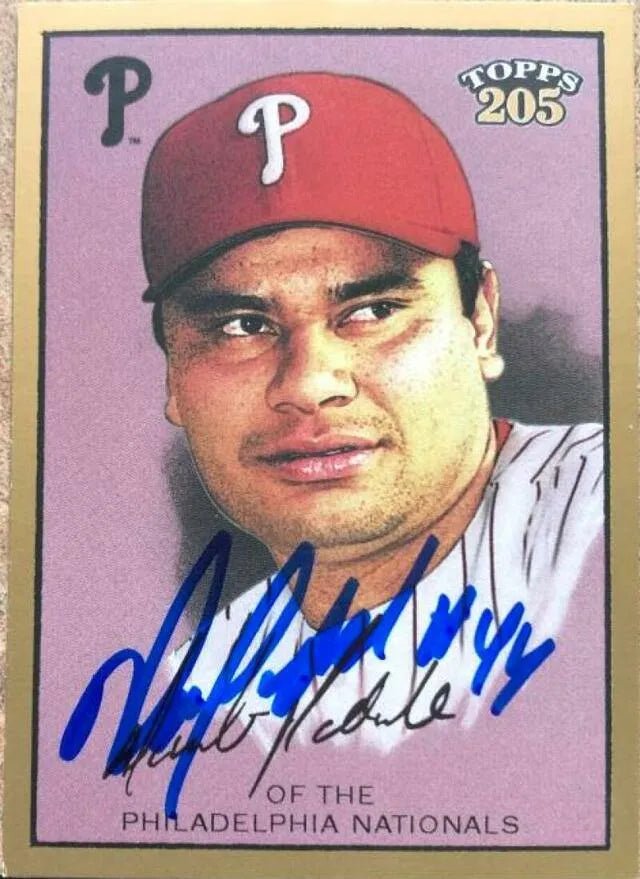 Vicente Padilla Signed 2003 Topps 205 Baseball Card - Philadelphia Phillies