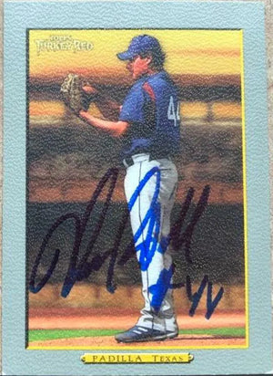 Vicente Padilla Signed 2006 Topps Turkey Red Baseball Card - Texas Rangers - PastPros