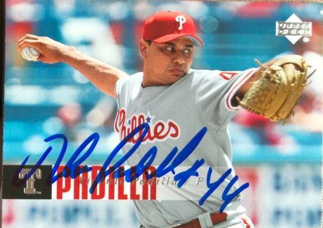 Vicente Padilla Signed 2006 Upper Deck Baseball Card - Philadelphia Phillies - PastPros
