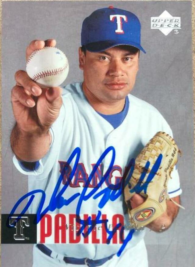 Vicente Padilla Signed 2006 Upper Deck Baseball Card - Texas Rangers - PastPros