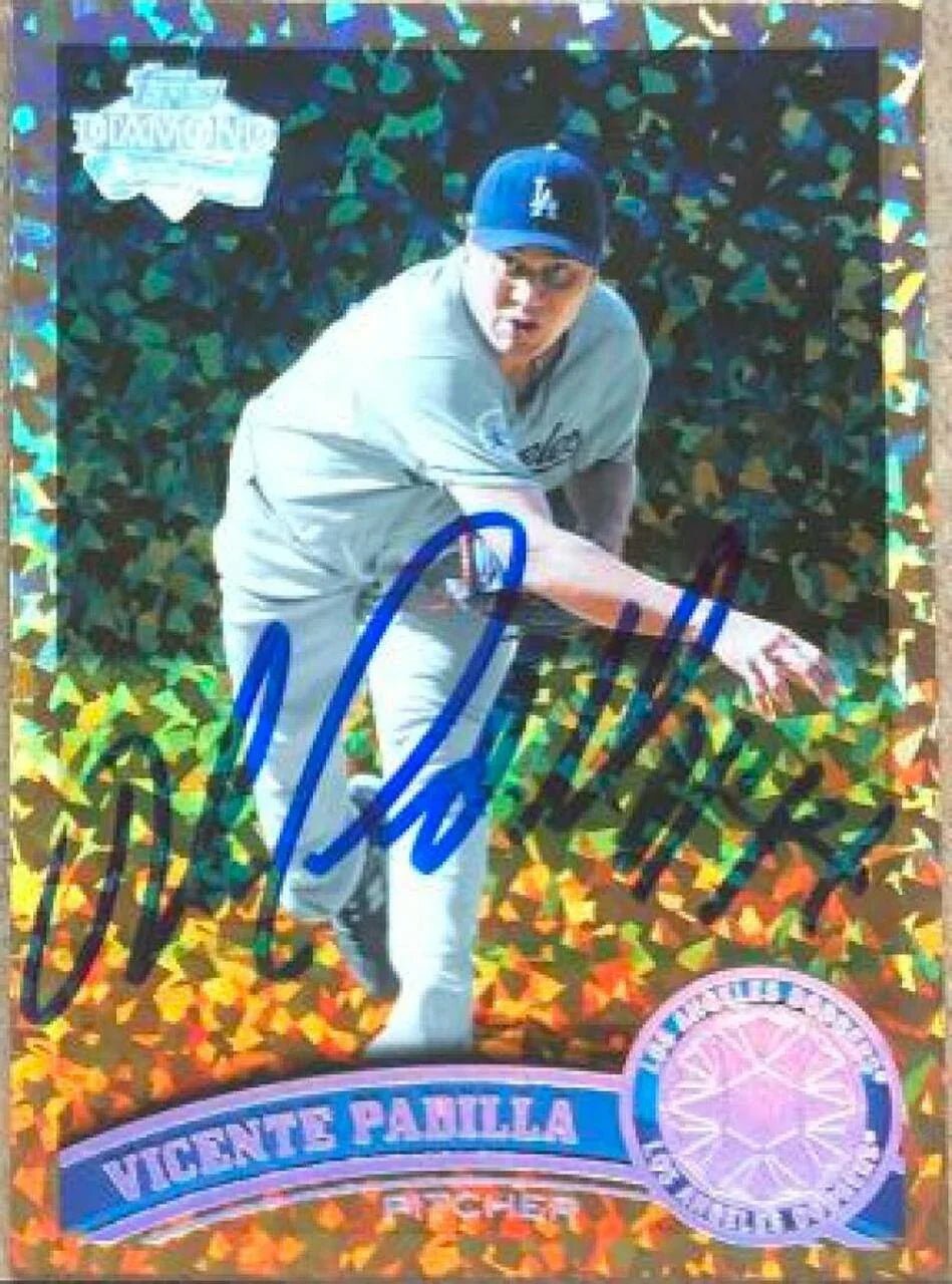 Vicente Padilla Signed 2011 Topps Cognac Diamond Anniversary Baseball Card - Los Angeles Dodgers