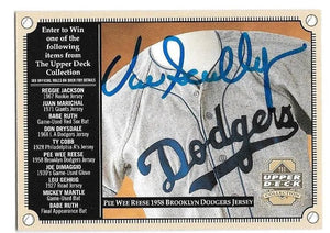 Vin Scully Signed 2000 Upper Deck Sweepstakes Baseball Card - Los Angeles Dodgers