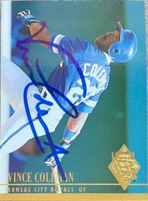 Vince Coleman Signed 1994 Fleer Ultra Baseball Card - Kansas City Royals - PastPros