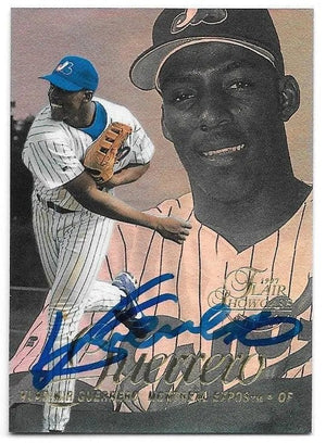 Vladimir Guerrero Signed 1997 Flair Showcase Baseball Card - Montreal Expos