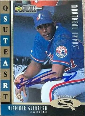 Vladimir Guerrero Signed 1998 Collector's Choice StarQuest Baseball Card - Montreal Expos