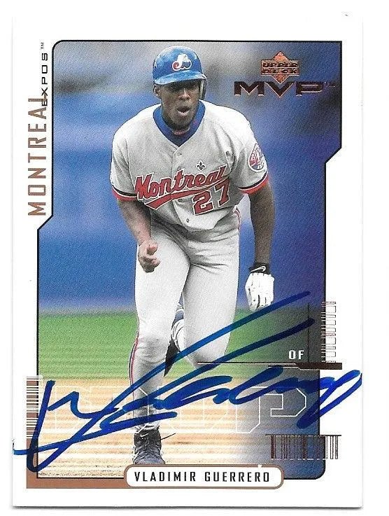 Vladimir Guerrero Signed 2000 Upper Deck MVP Baseball Card - Montreal Expos