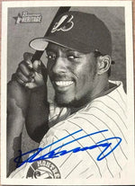 Vladimir Guerrero Signed 2001 Bowman Heritage Baseball Card - Montreal Expos
