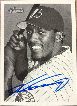 Vladimir Guerrero Signed 2001 Bowman Heritage Baseball Card - Montreal Expos - PastPros