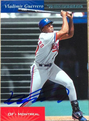 Vladimir Guerrero Signed 2001 Donruss - 1999 Retro Baseball Card - Montreal Expos - PastPros