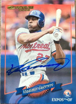 Vladimir Guerrero Signed 2001 Donruss - 2000 Retro Baseball Card - Montreal Expos