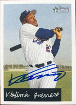Vladimir Guerrero Signed 2002 Bowman Heritage Black Box Baseball Card - Montreal Expos