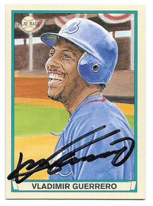 Vladimir Guerrero Signed 2003 Upper Deck Play Ball Baseball Card - Montreal Expos - PastPros