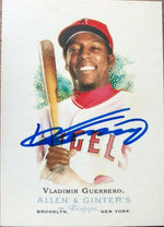 Vladimir Guerrero Signed 2006 Allen & Ginter Baseball Card - Anaheim Angels - PastPros