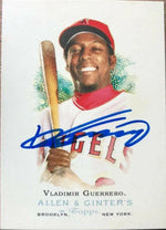 Vladimir Guerrero Signed 2006 Allen & Ginter Baseball Card - Anaheim Angels