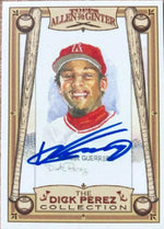 Vladimir Guerrero Signed 2006 Allen & Ginter - Dick Perez Sketches Baseball Card - Anaheim Angels
