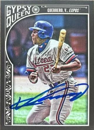 Vladimir Guerrero Signed 2015 Topps Gypsy Queen Baseball Card - Montreal Expos