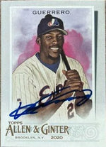 Vladimir Guerrero Signed 2020 Allen & Ginter Baseball Card - Montreal Expos