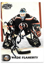 Wade Flaherty Signed 1998-99 Pacific Hockey Card - New York Islanders - PastPros