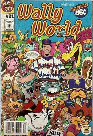Wally Joyner "Wally World" Pop Fly Pop Shop Print #74 FF – Signed by Daniel Jacob Horine & Wally Joyner w/Insc.