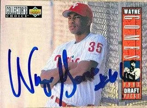 Wayne Gomes Signed 1994 Collector's Choice Baseball Card - Philadelphia Phillies