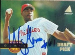 Wayne Gomes Signed 1994 Pinnacle Baseball Card - Philadelphia Phillies