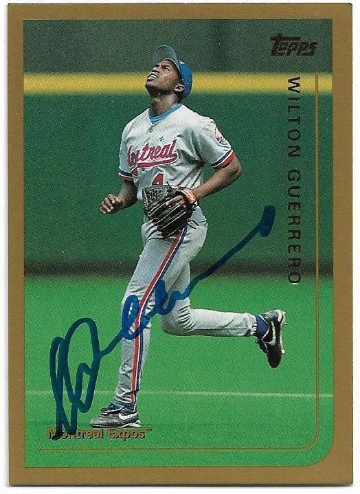 Wilton Guerrero Signed 1999 Topps Baseball Card - Montreal Expos