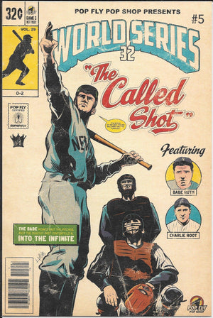 "World Series 32: The Called Shot" Pop Fly Pop Shop Print #70 – Signed by Daniel Jacob Horine - PastPros