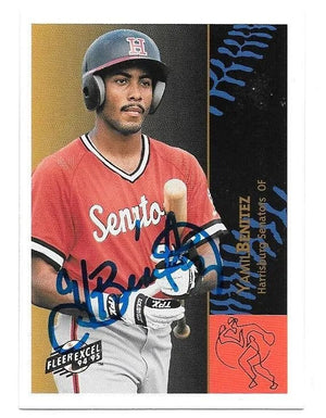 Yamil Benitez Signed 1994-95 Fleer Excel Baseball Card - Harrisburg Senators