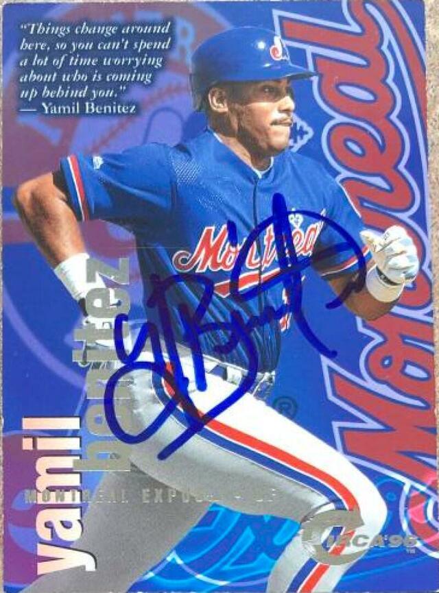 Yamil Benitez Signed 1996 Circa Baseball Card - Montreal Expos - PastPros